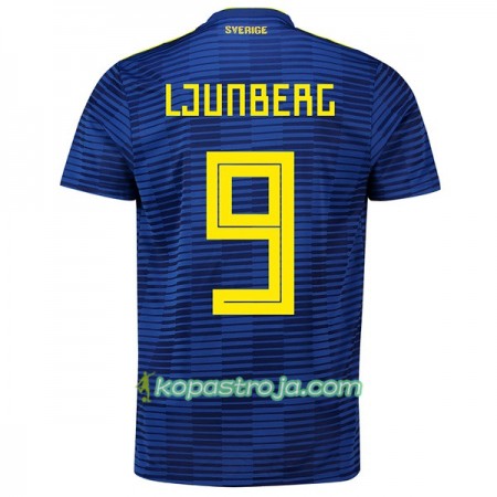 Billiga Fotbollströjor Sverige Ljungberg 9 VM 2018 Borta tröja